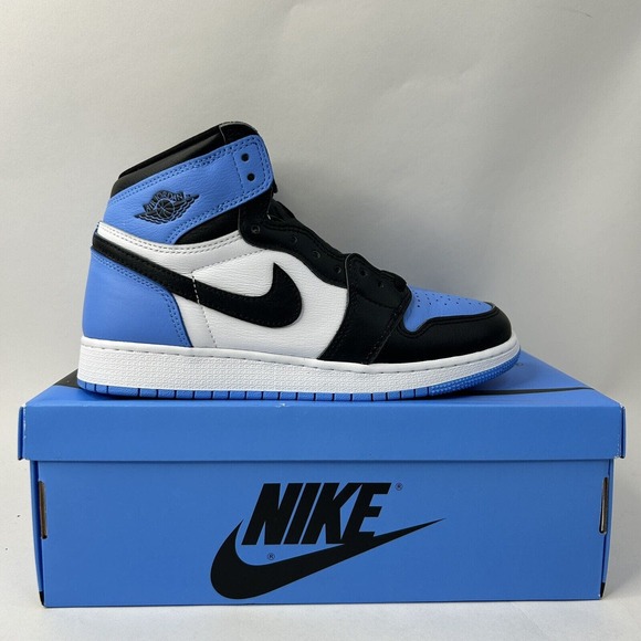 Nike Shoes Air Jordan 1 High Retro GS “UNC Toe” 2024 - Picture 4 of 8